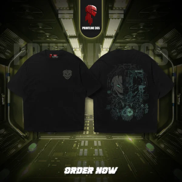 12 T-shirt Over Size Joker 3code Black