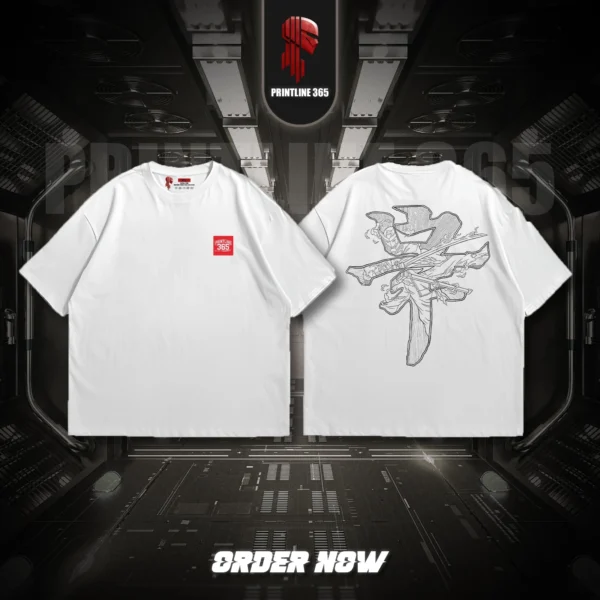 28 T-shirt Over Size Tokyo Script