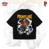 5 T-shirt Over Size Mecha Oni Black