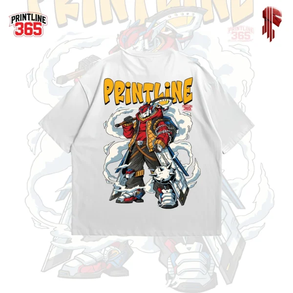 8 T-shirt Over Size Mecha Oni