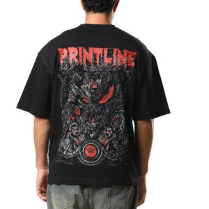 T-shirt Over Size Black Venom
