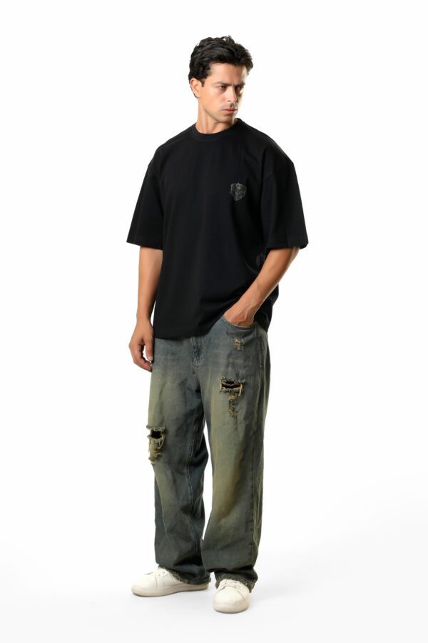 img_8714 T-shirt Over Size Joker 3code Black