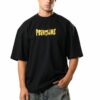 img_8725 T-shirt Over Size Mecha Oni Black