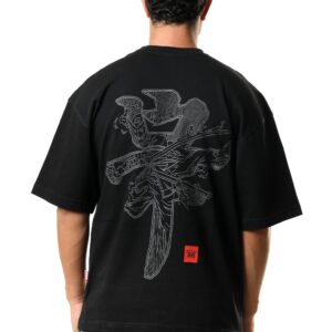 T-shirt Over Size Tokyo Script Black
