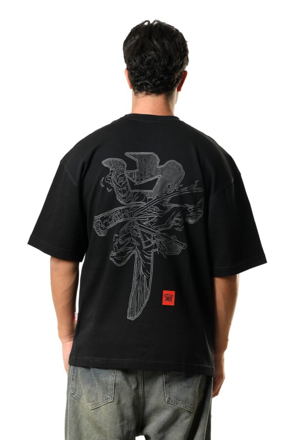 img_8727-2 T-shirt Over Size Tokyo Script Black