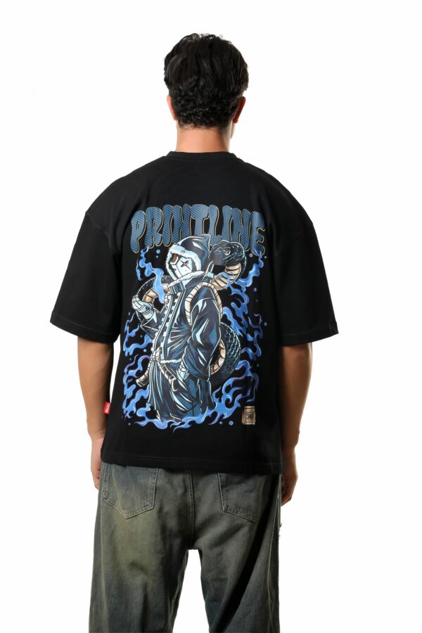 T-shirt Over Size Blue Viper Black