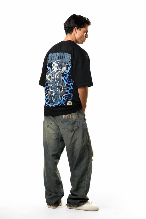 T-shirt Over Size Blue Viper Black