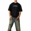 T-shirt Over Size Blue Viper Black